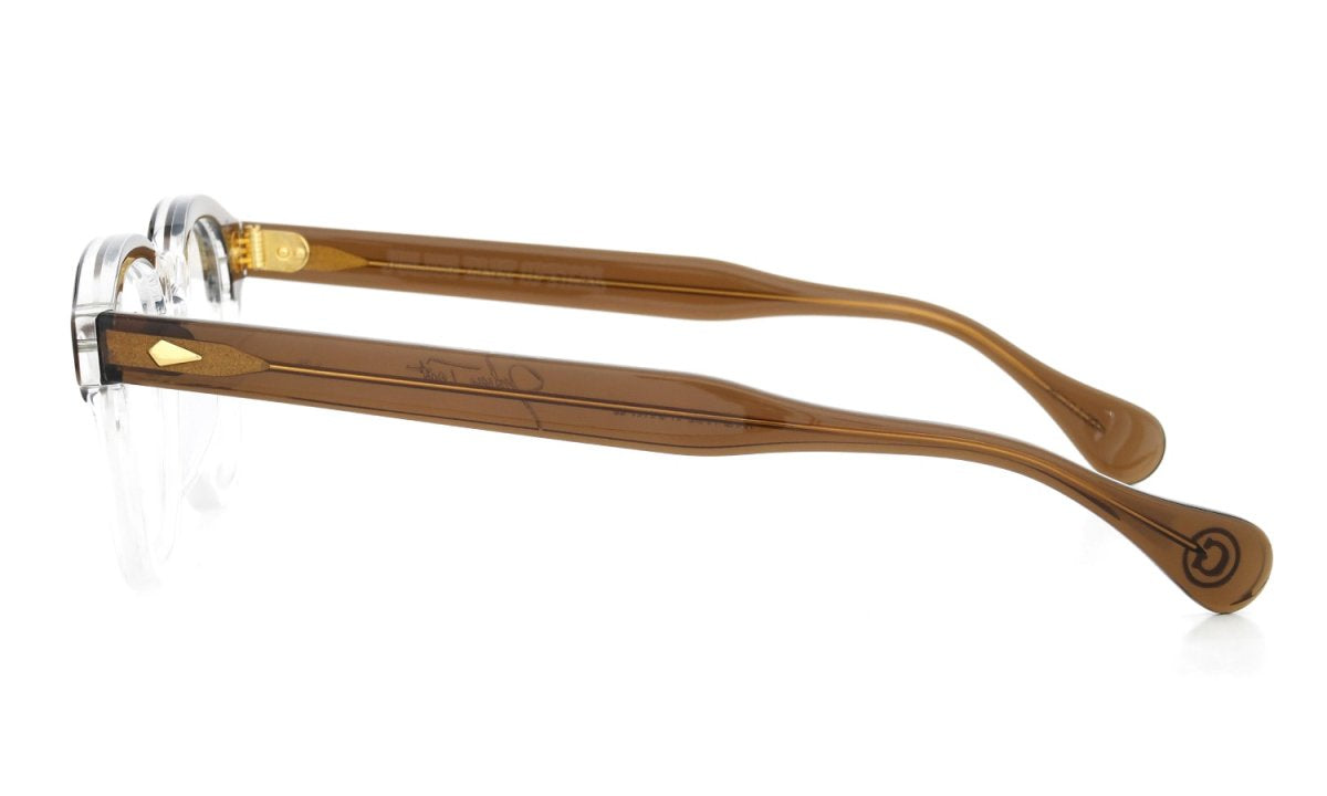 JULIUS TART OPTICAL AR Gold Edition Eyeglass Frame Red Brown Brow