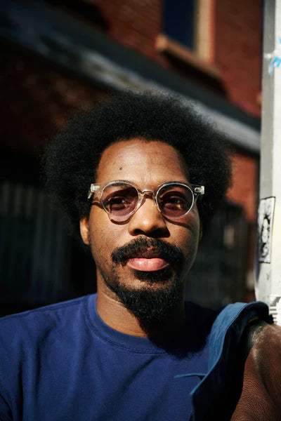 JULIUS TART OPTICAL HAROLD Eyeglass Frame Clear Crystal