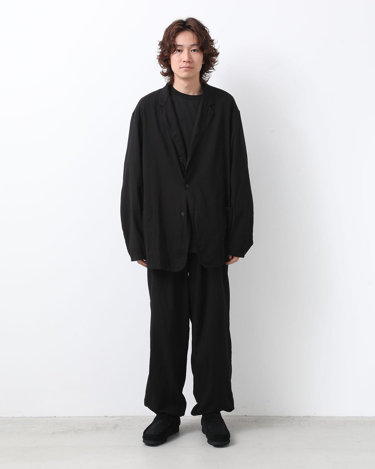 COMOLI KHADI Cotton Drawstring Pants