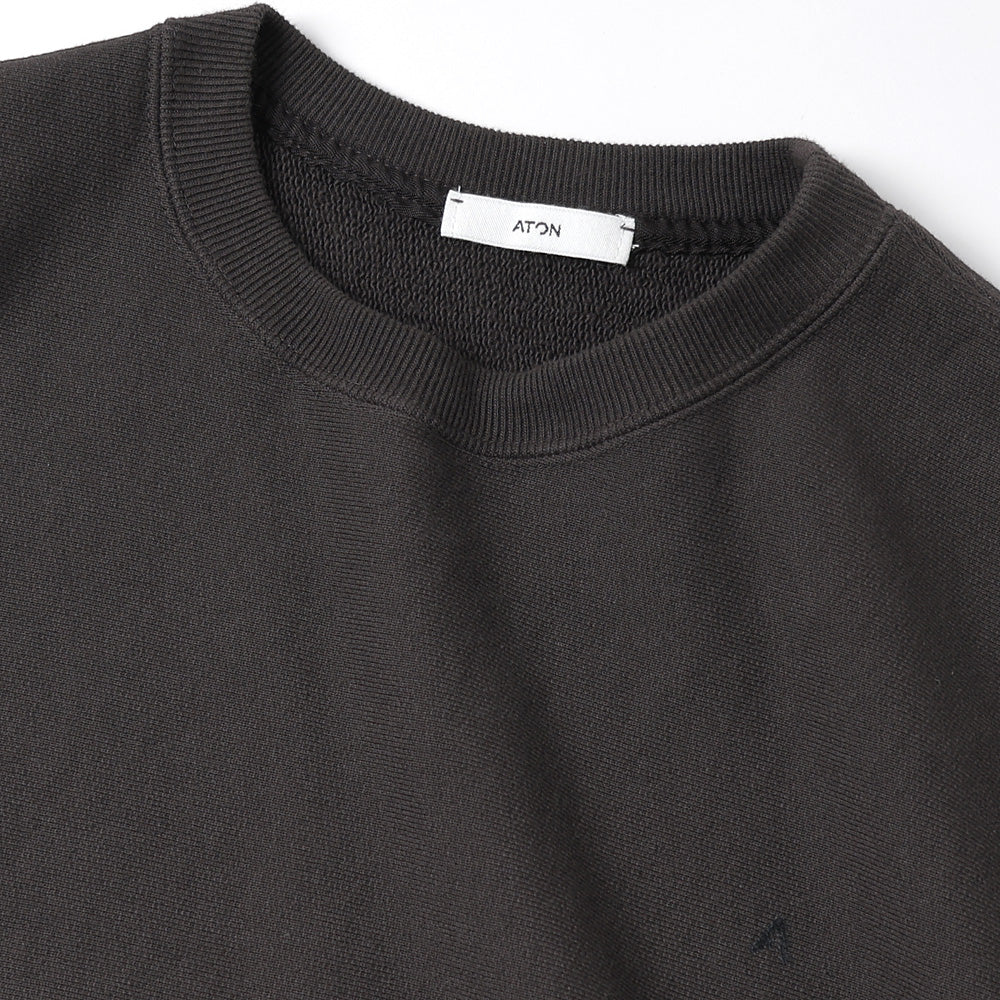 ATON NATURAL DYED URAKE OVERSIZED SWEAT SHIRT
