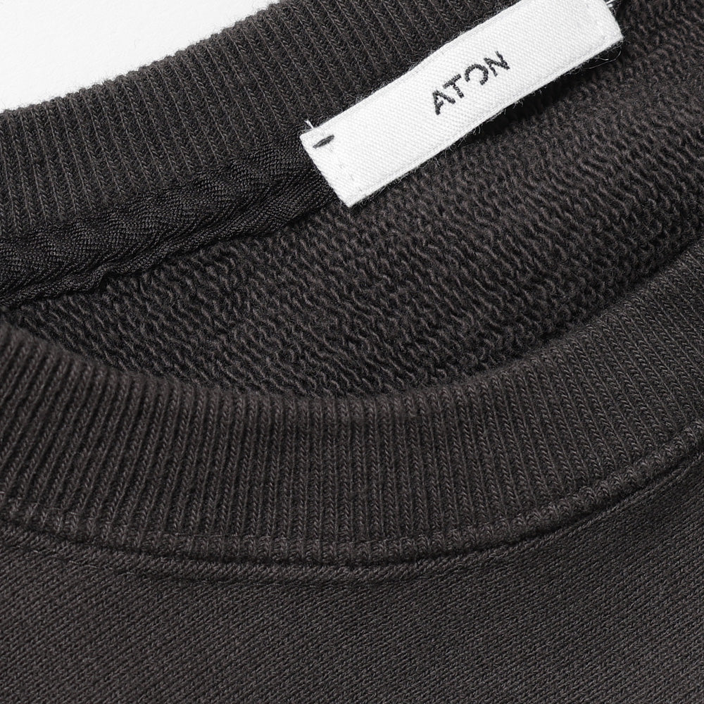 ATON NATURAL DYED URAKE OVERSIZED SWEAT SHIRT