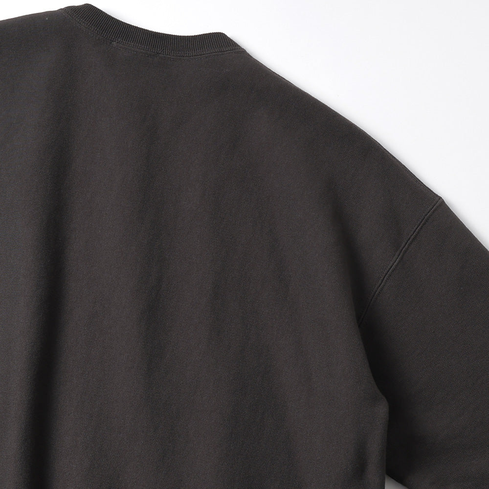 ATON NATURAL DYED URAKE OVERSIZED SWEAT SHIRT