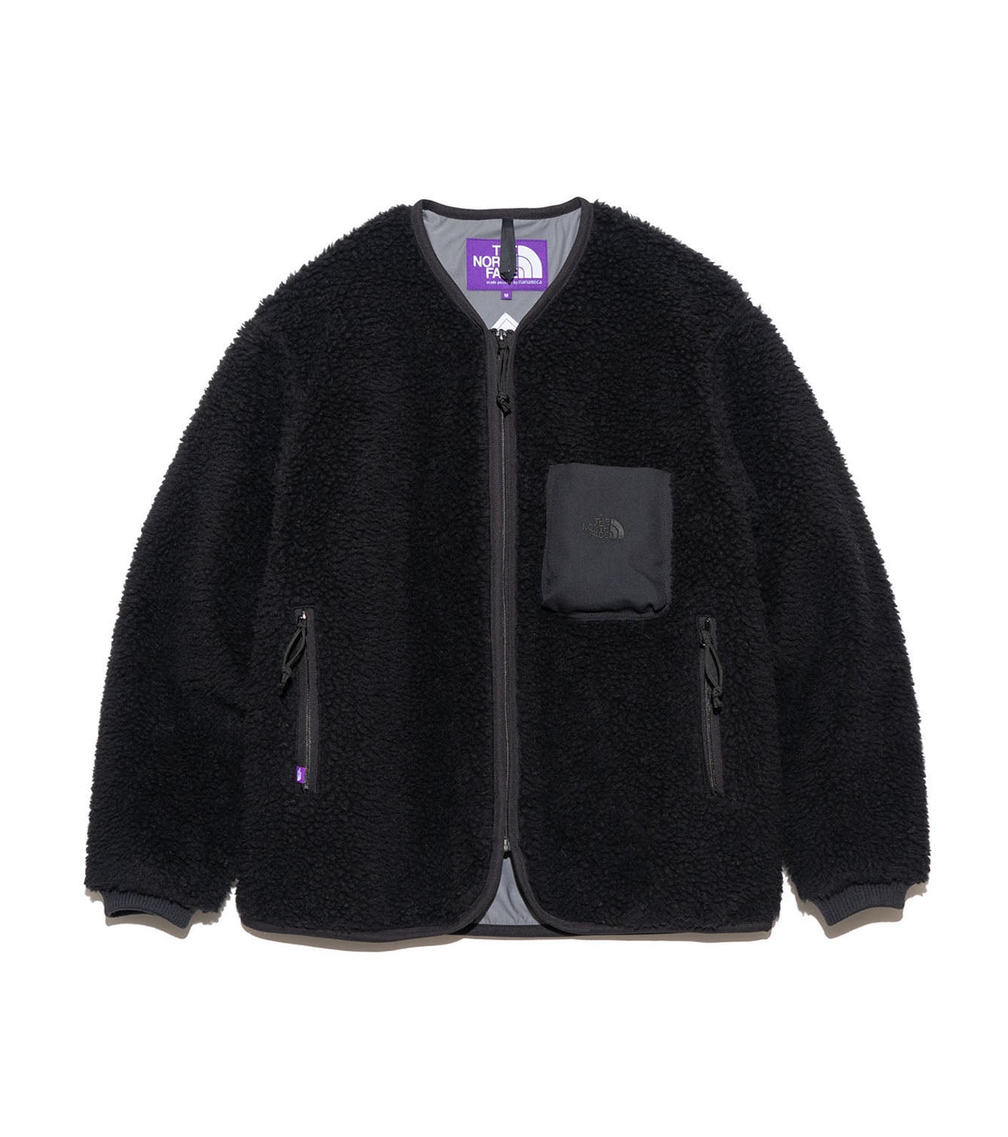 THE NORTH FACE PURPLE LABEL Wool Boa WINDSTOPPER Field Cardigan
