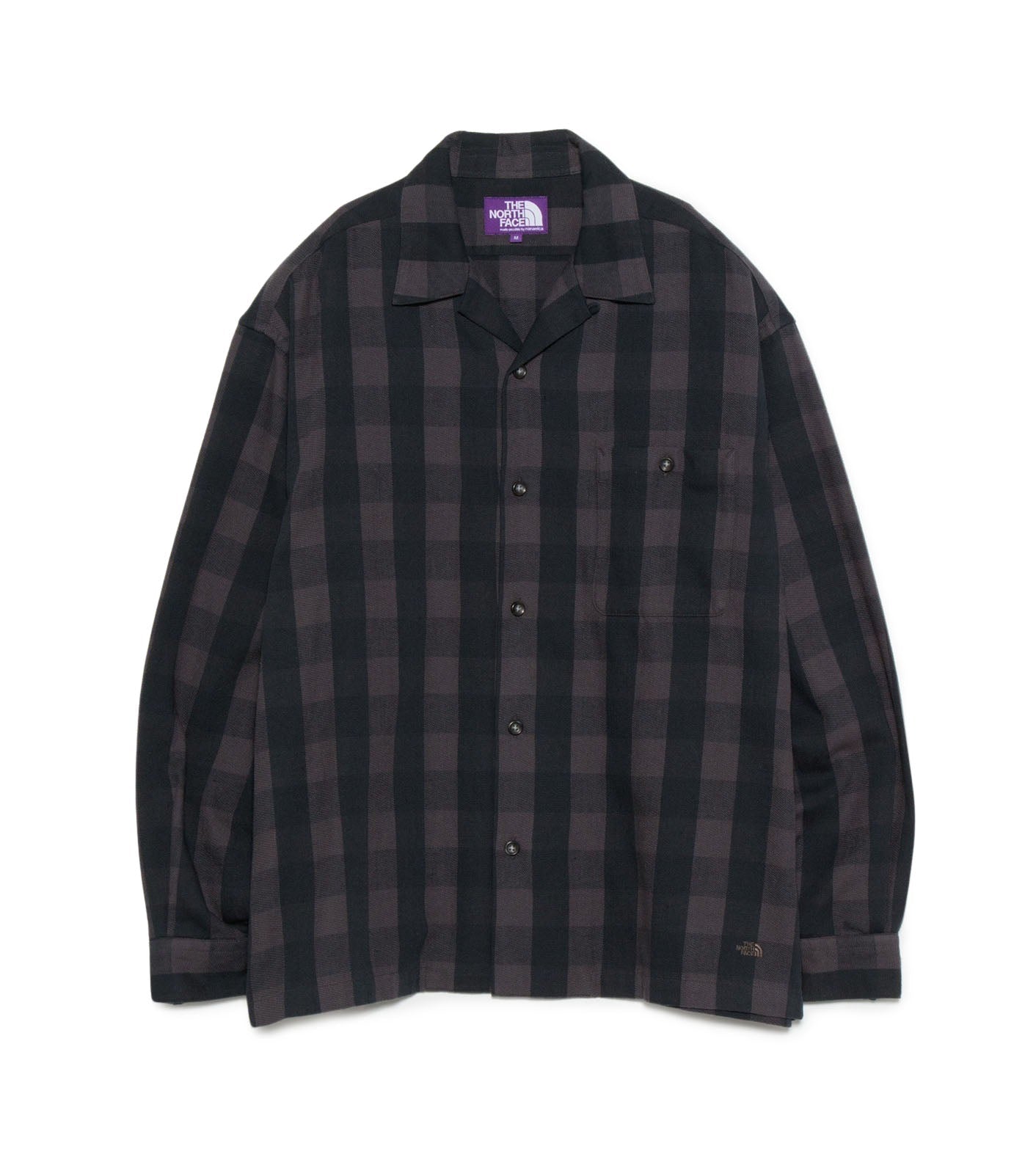 THE NORTH FACE PURPLE LABEL Checkerboard Field Open Collar Shirt