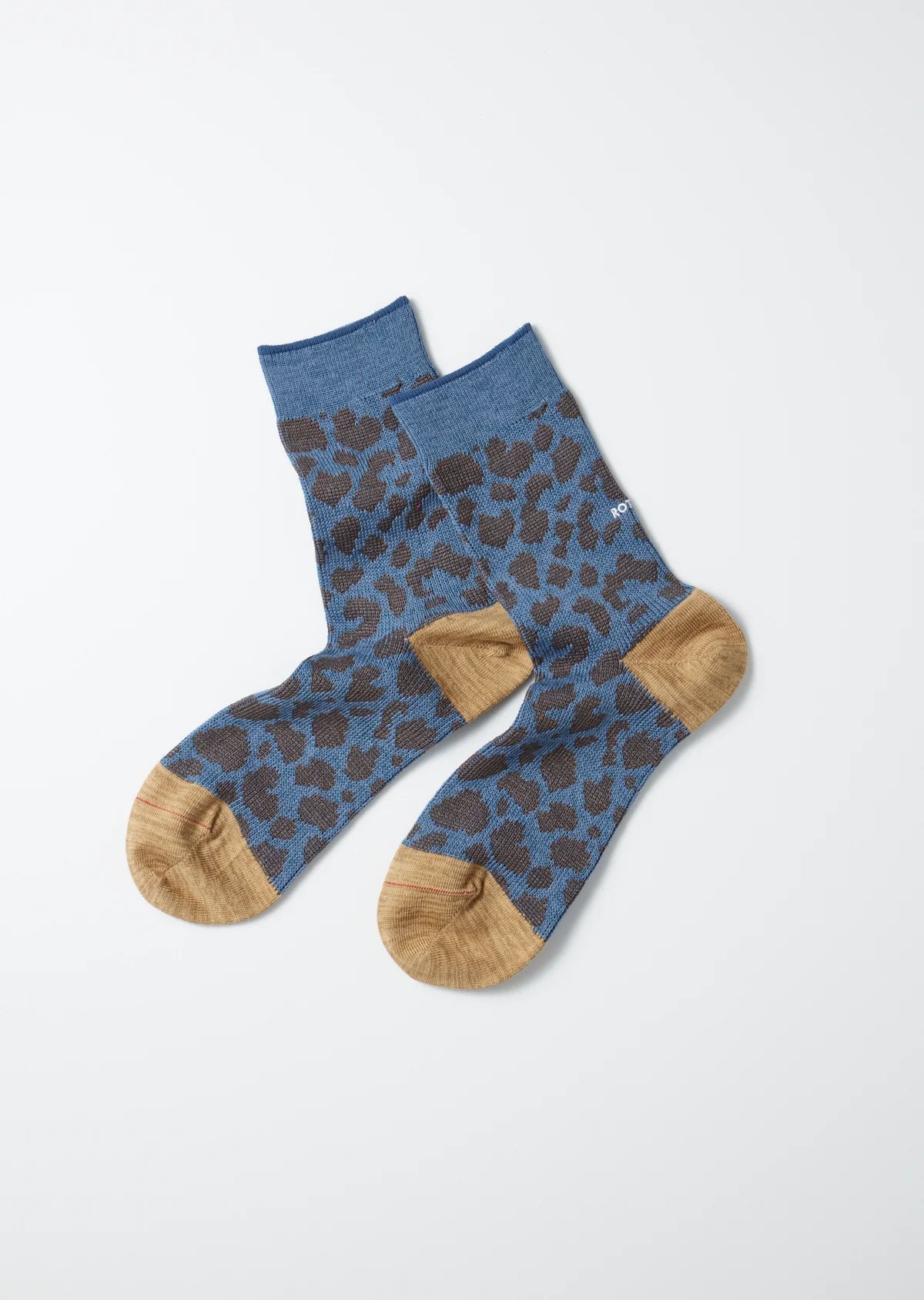 RoToTo LEOPARD MINI CREW SOCKS