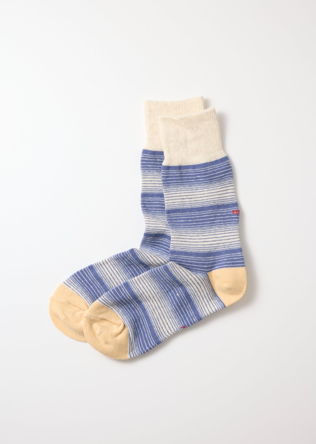 RoToTo HORIZONTAL STRIPE CREW SOCKS
