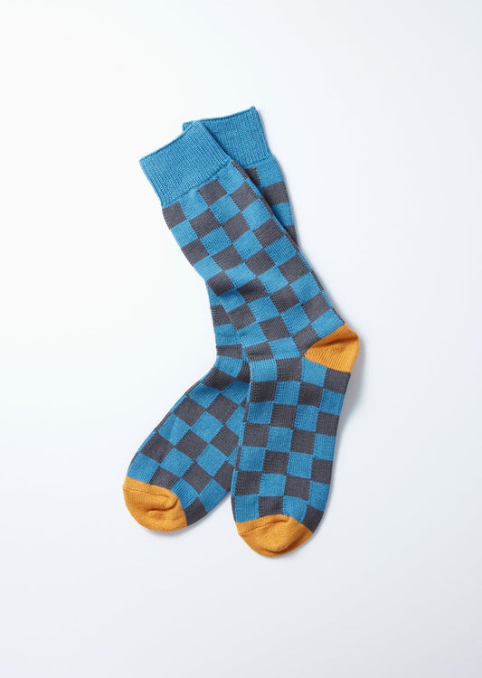 RoToTo CHECKERBOAD CREW SOCKS