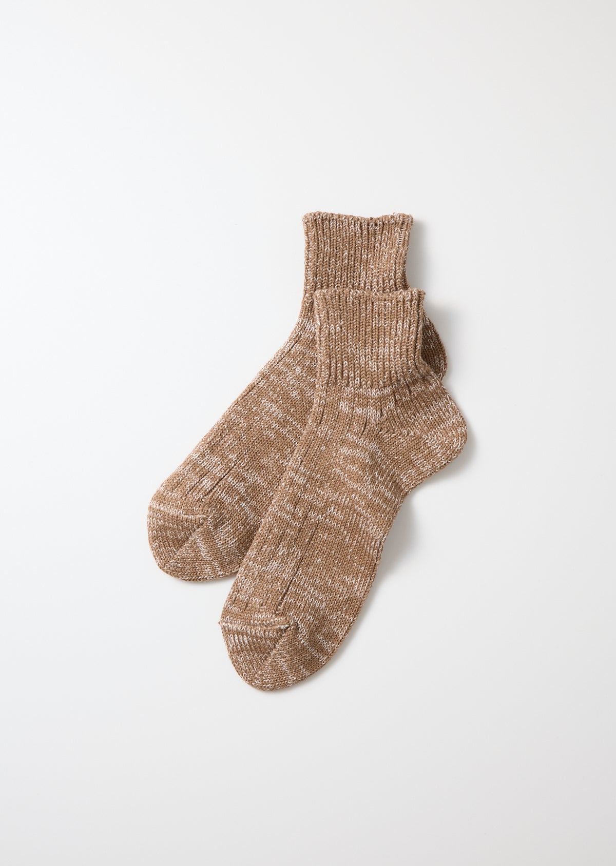 RoToTo LOW GAUGE RIBBED MARL ANKLE SOCKS