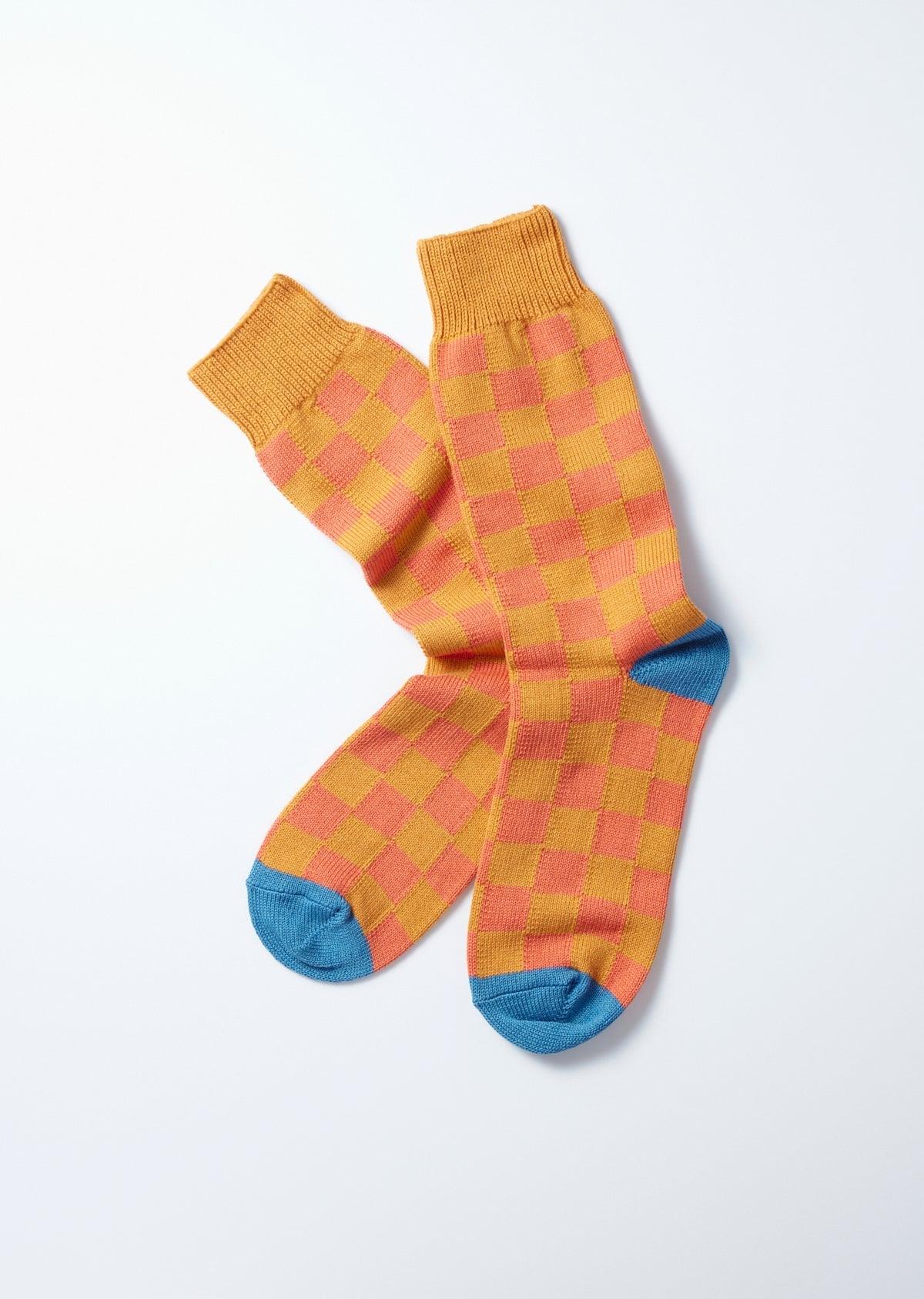 RoToTo CHECKERBOAD CREW SOCKS