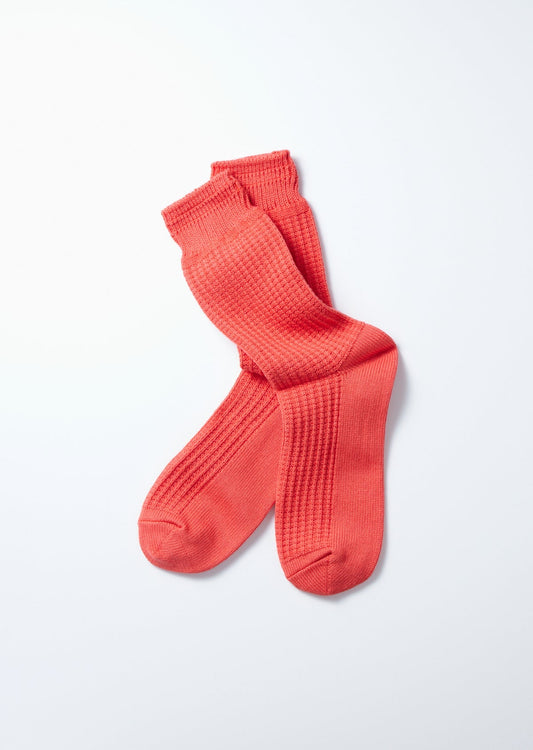 RoToTo COTTON WAFFLE CREW SOCK