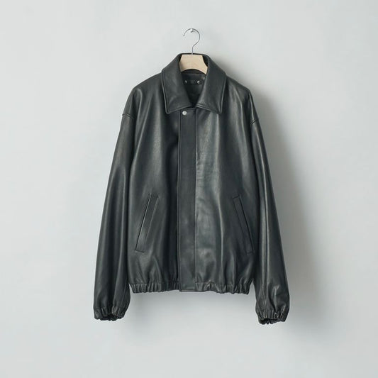 ssstein LEATHER ZIP SHORT JACKET