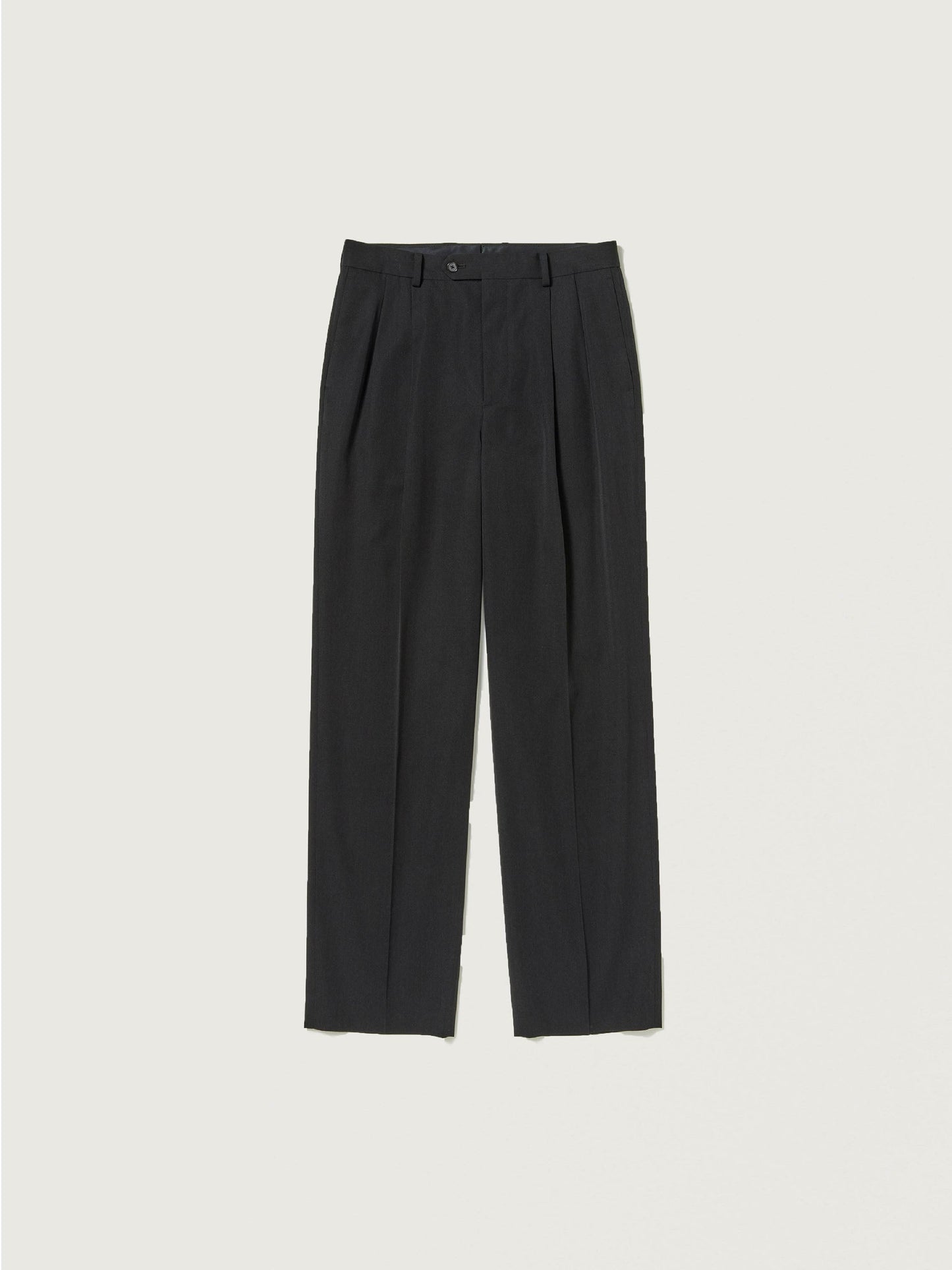AURALEE LIGHT WOOL MAX GABARDINE TWO-TUCK SLACKS