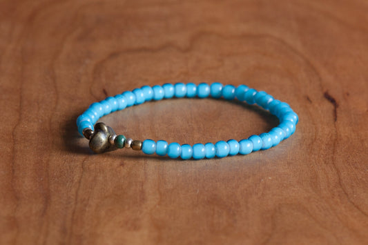 SunKu Antique Beads Bracelet Sky Blue LTD-003