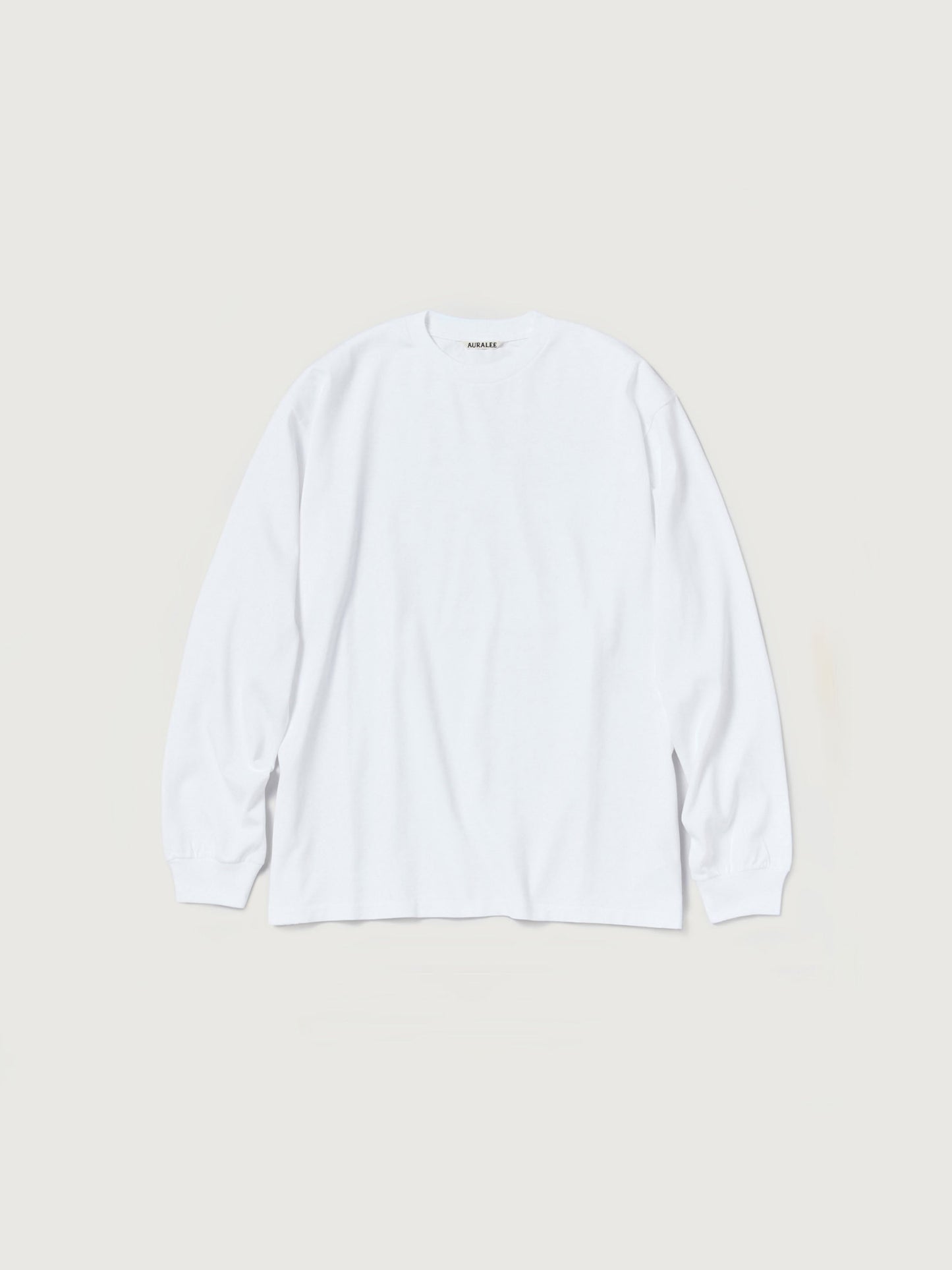 AURALEE LUSTER PLAITING L/S TEE
