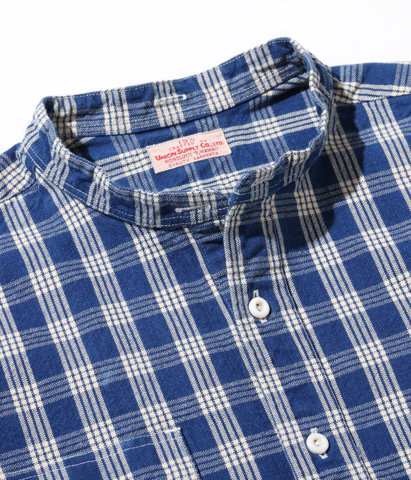 SUN SURF UNION SUPPLY 10oz. PALAKA CHECK PULLOVER SHIRT