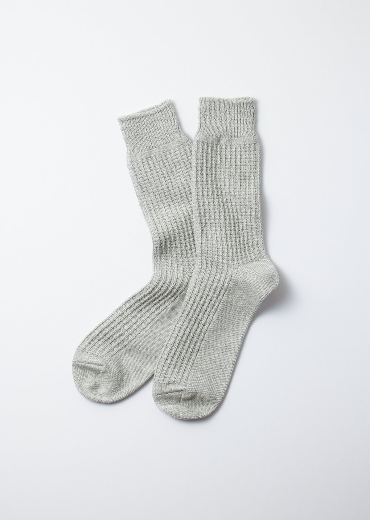 RoToTo COTTON WAFFLE CREW SOCK