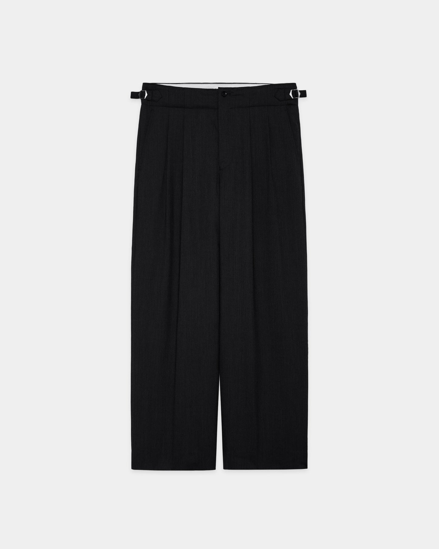 marka TWO TUCK MILITARY TROUSERS TROPICAL MELANGE