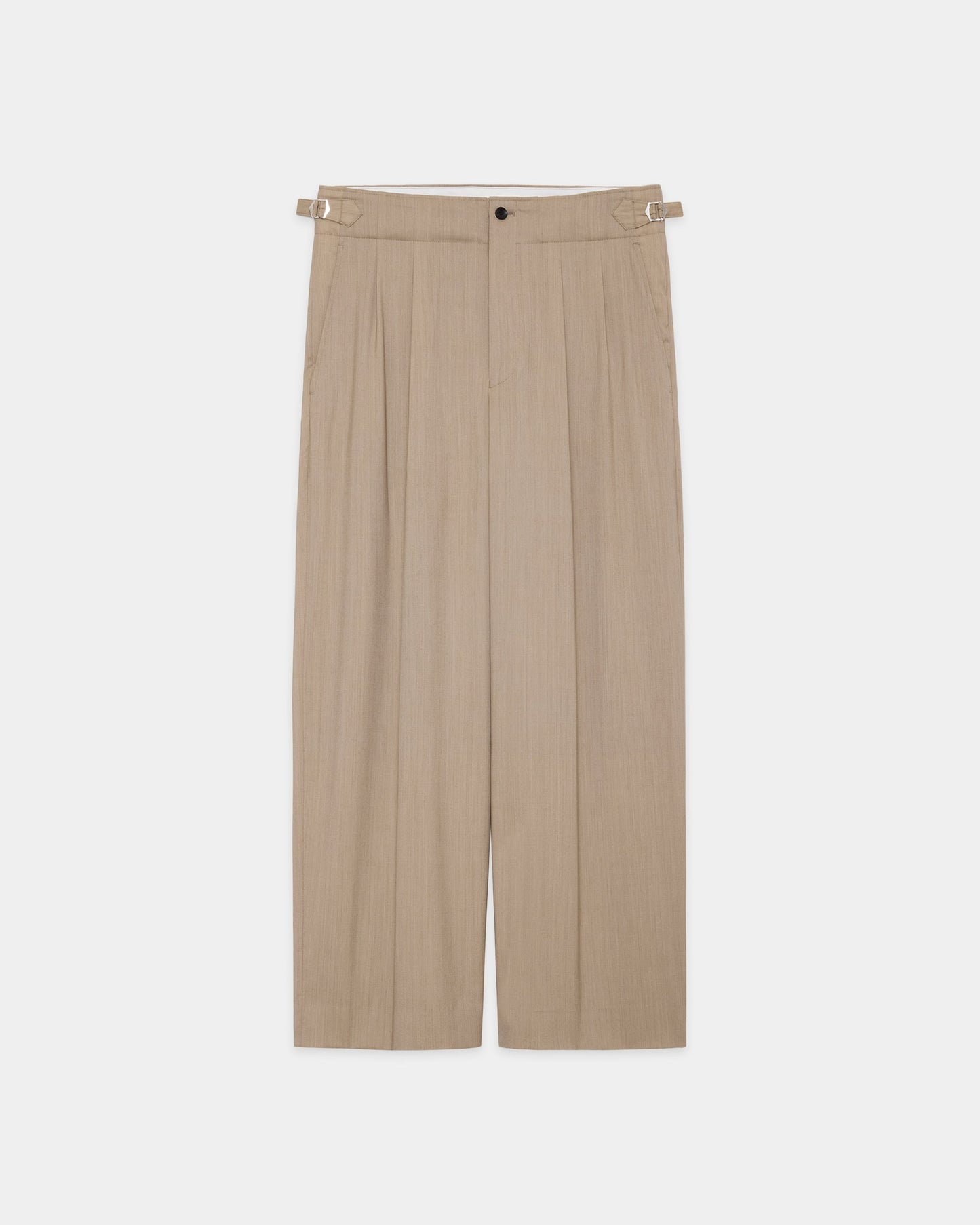 marka TWO TUCK MILITARY TROUSERS TROPICAL MELANGE