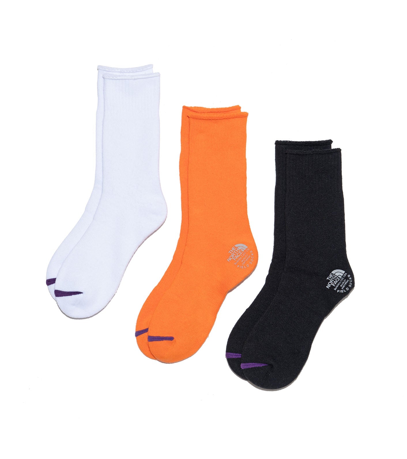 THE NORTH FACE PURPLE LABEL Pack Field Socks 3P