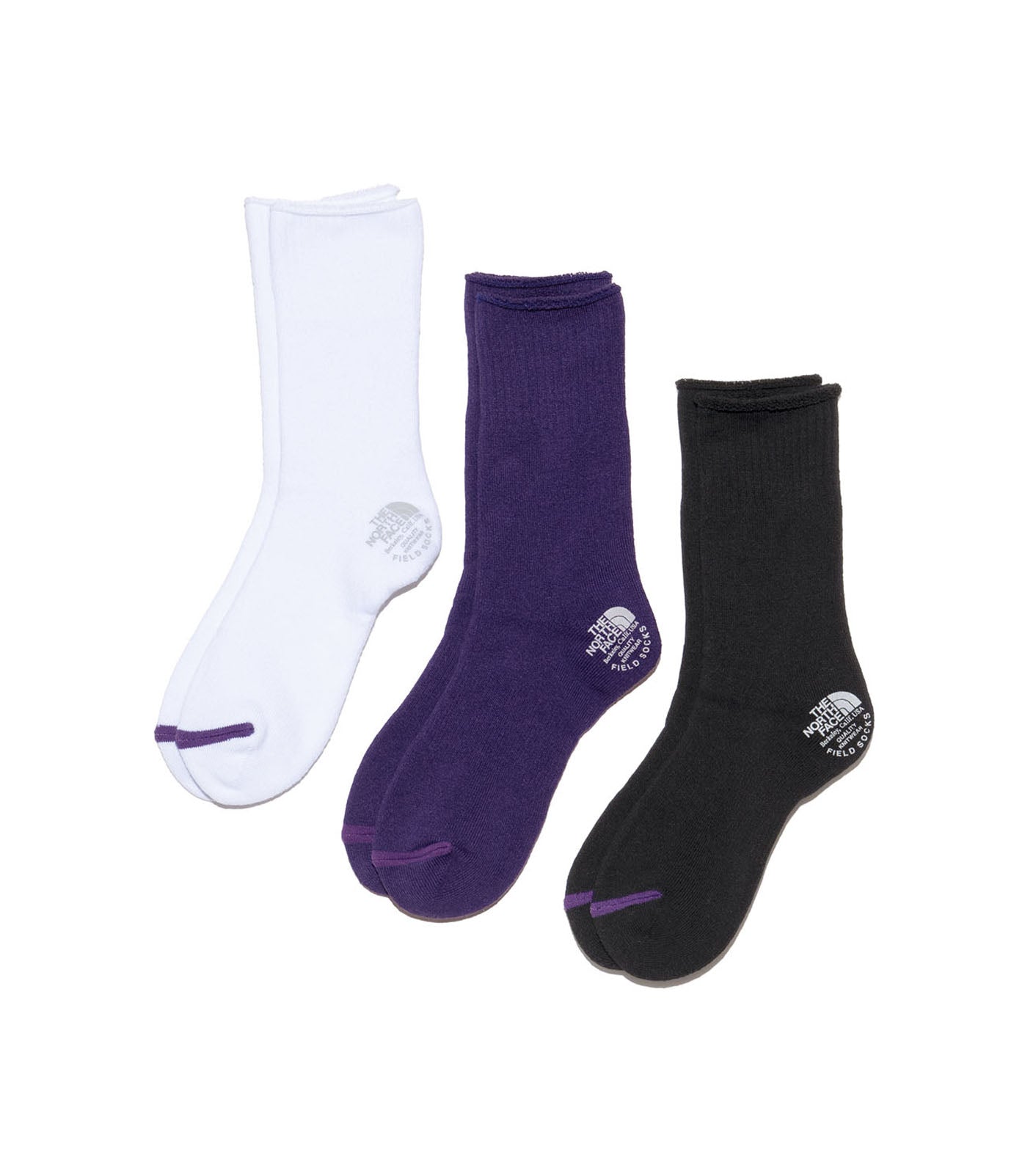 THE NORTH FACE PURPLE LABEL Pack Field Socks 3P