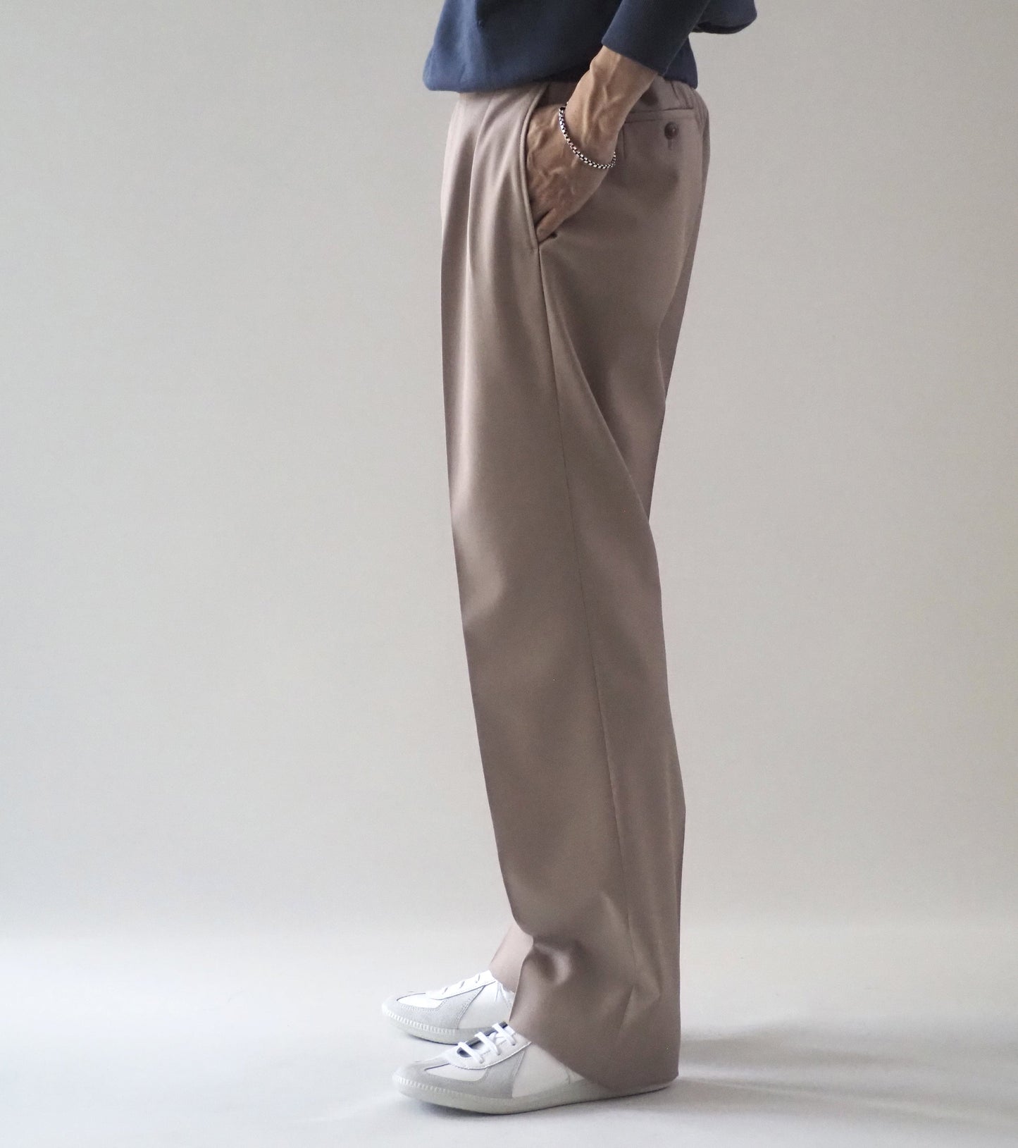 MAATEE&SONS Eternity Slacks Wool Polyester Gaba