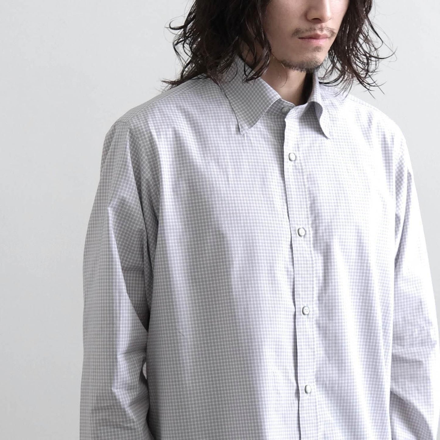 MAATEE&SONS SAINT GELMAN HIDDEN BD REGULAR COLLAR SHIRTS