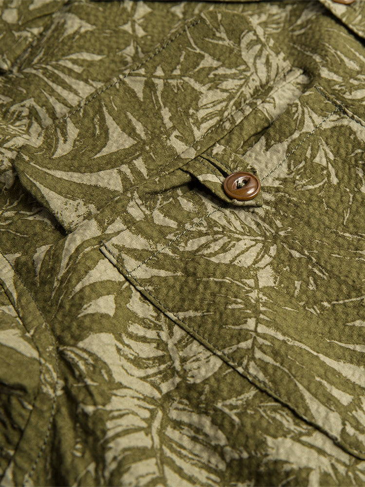 Burcs Seersucker Hawaii Shirt