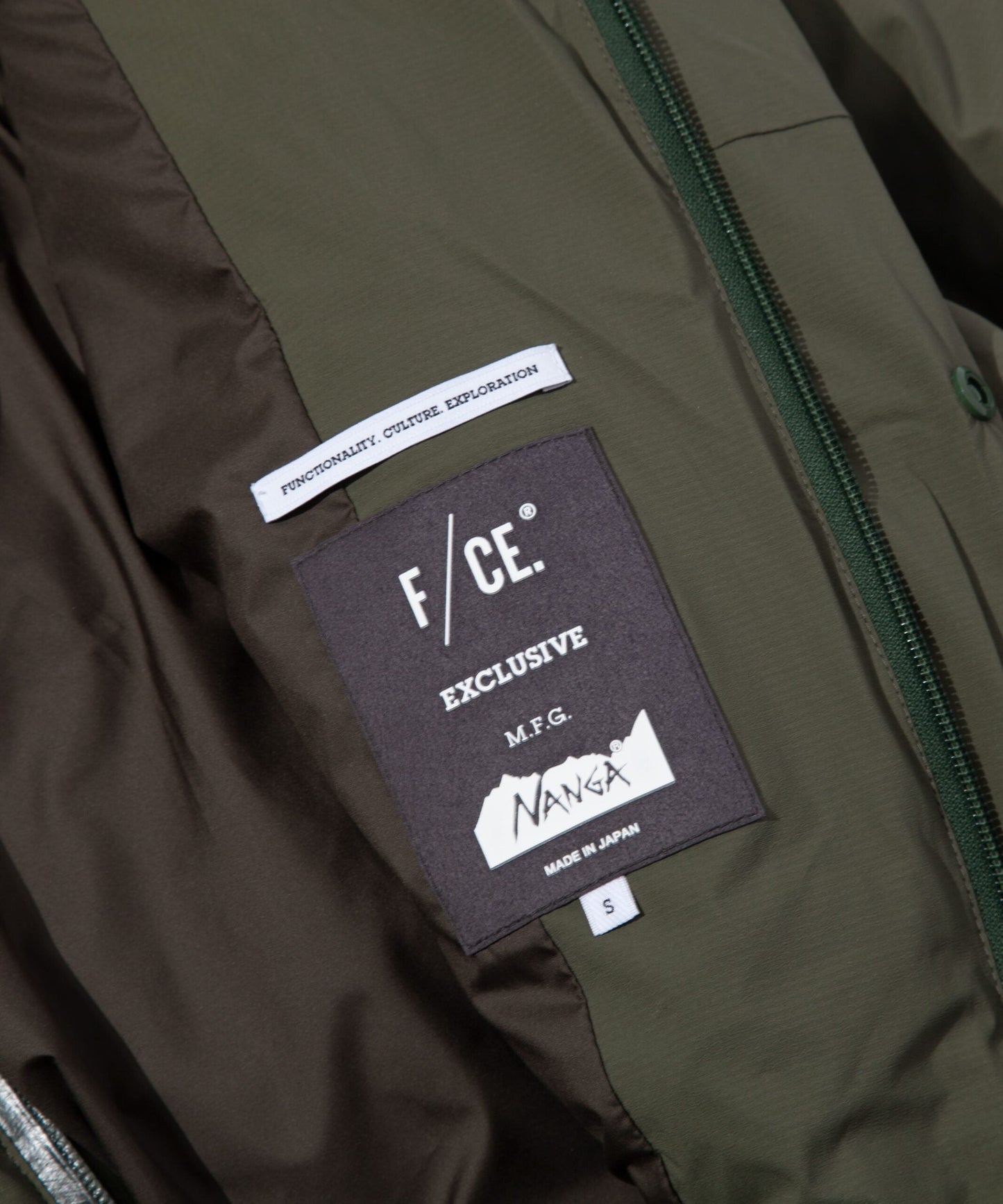 F/CE. × NANGA FT LONG DOWN HOODIE