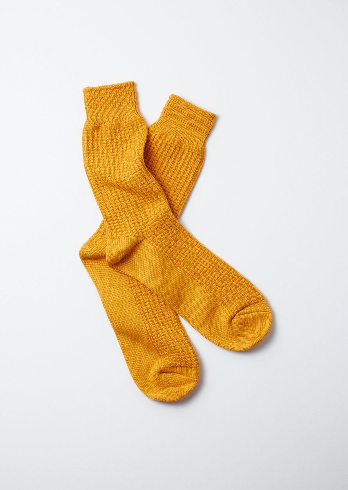 RoToTo COTTON WAFFLE CREW SOCK