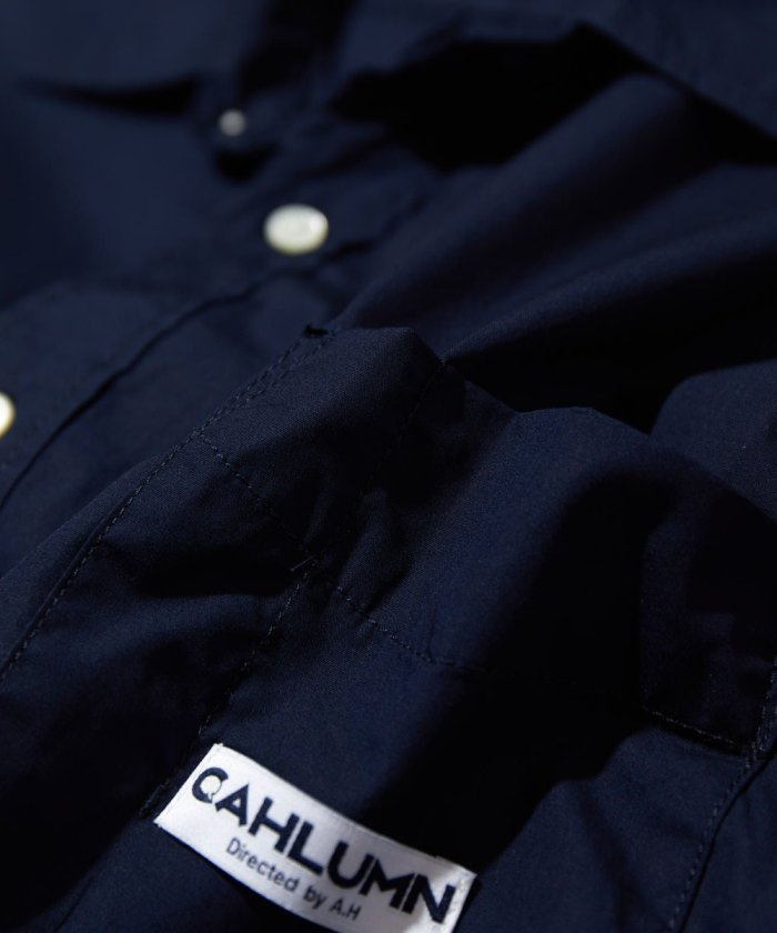CAHLUMN Magazine Pocket Broad Shirt