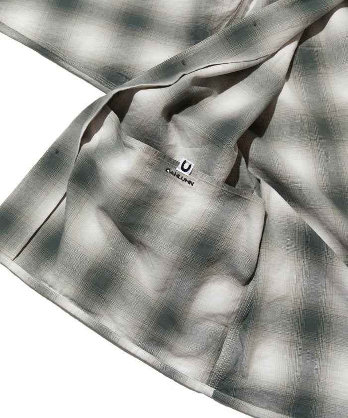 CAHLUMN Magazine Pocket Open Collar Shirt (Ombre)