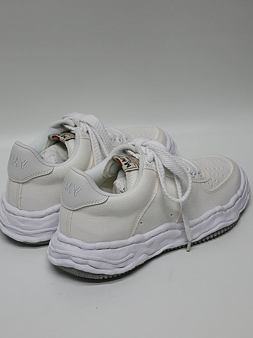 Maison MIHARA YASUHIRO WAYNE Original Sole Canvas Lowtop Sneaker White