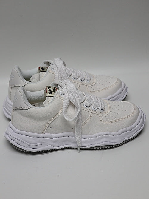 Maison MIHARA YASUHIRO WAYNE Original Sole Canvas Lowtop Sneaker White