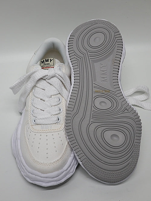 Maison MIHARA YASUHIRO WAYNE Original Sole Canvas Lowtop Sneaker White