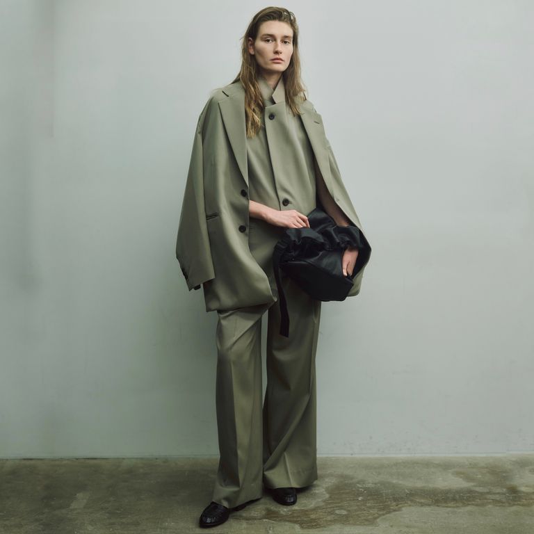 ssstein LONG WIDE TROUSERS