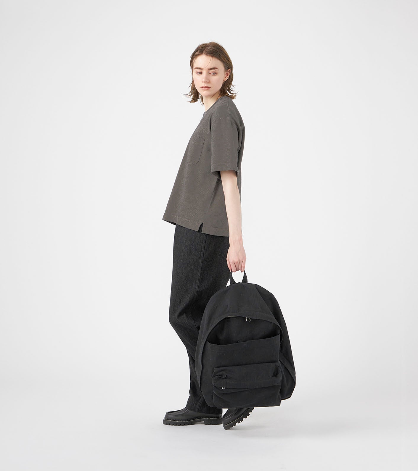 nanamica Micro Stripe Pocket Tee