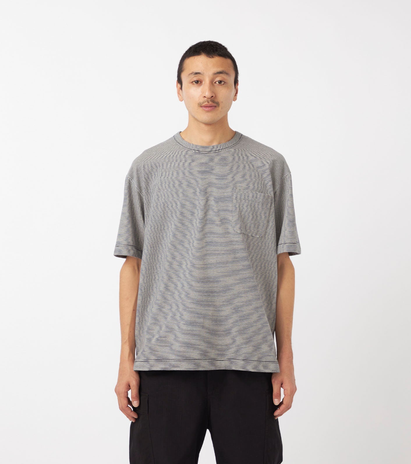 nanamica Micro Stripe Pocket Tee