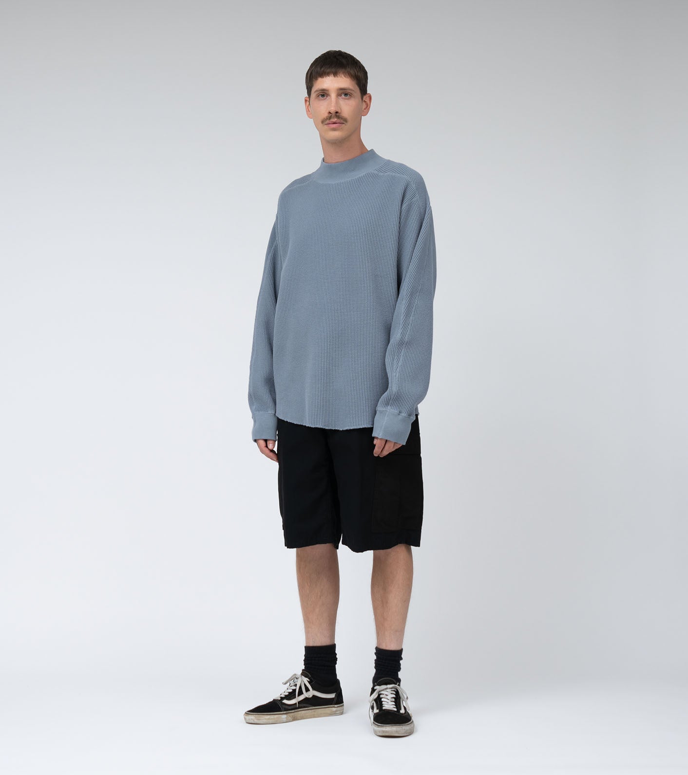 nanamica Mock Neck Thermal Sweat