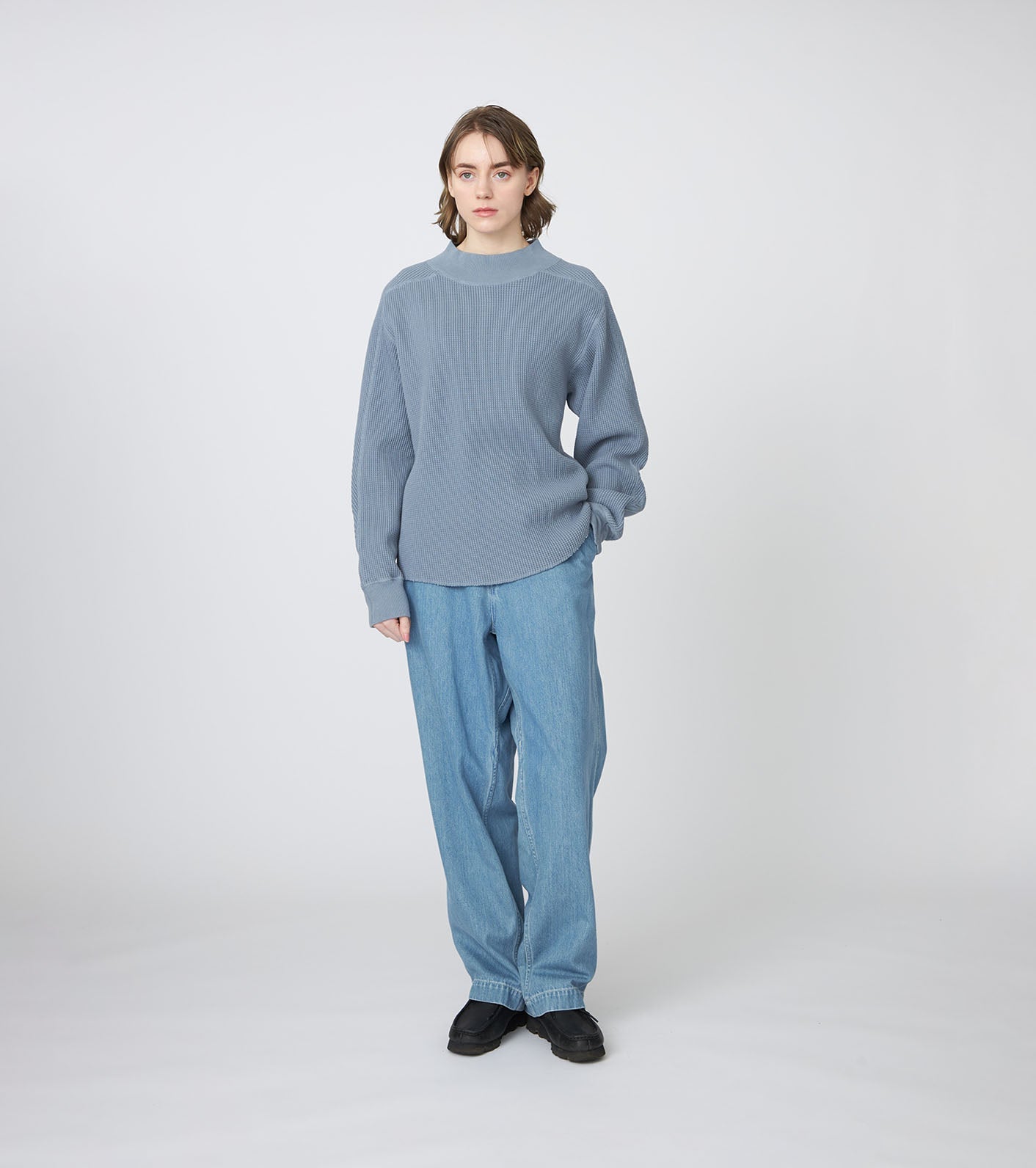 nanamica Mock Neck Thermal Sweat