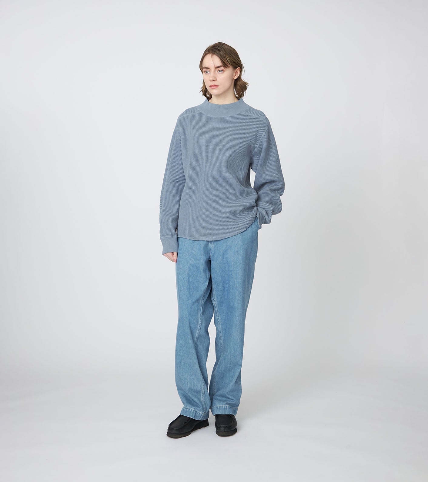 nanamica Mock Neck Thermal Sweat