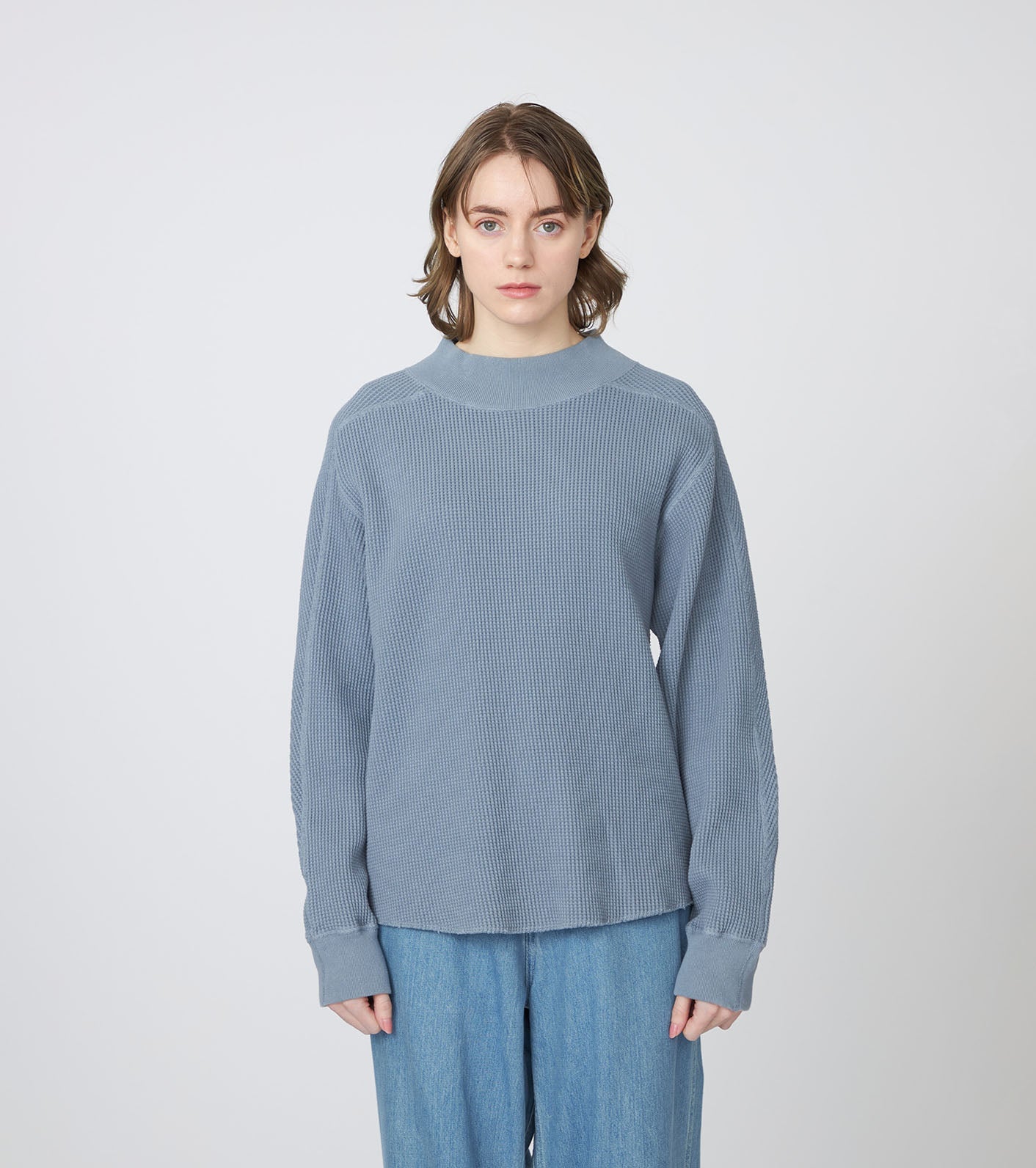 nanamica Mock Neck Thermal Sweat
