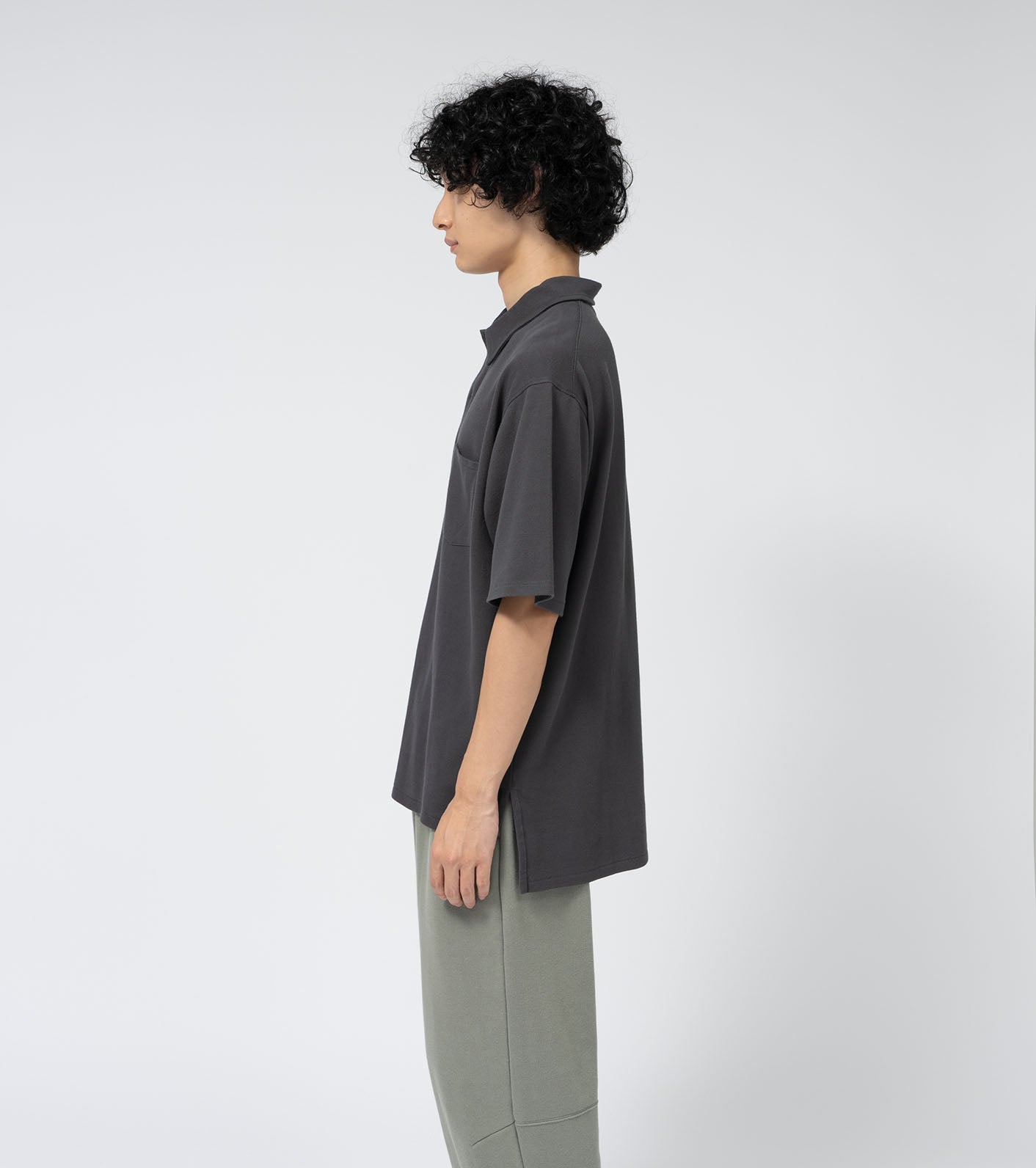 THE NORTH FACE PURPLE LABEL Moss Stitch Field Big Polo