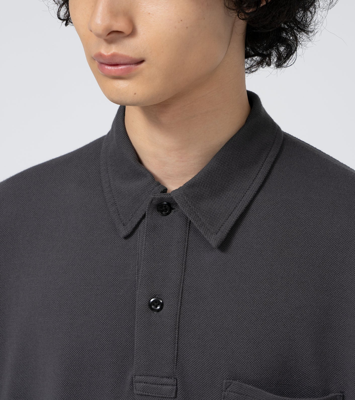 THE NORTH FACE PURPLE LABEL Moss Stitch Field Big Polo