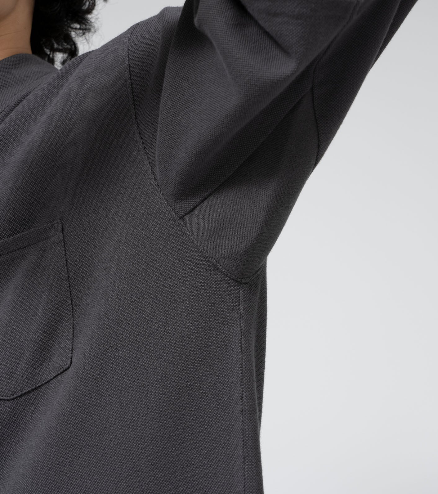 THE NORTH FACE PURPLE LABEL Moss Stitch Field Big Polo