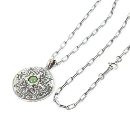 NORTH WORKS 25¢ NAVAJO STAMP NECKLACE N-208A