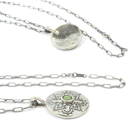 NORTH WORKS 25¢ NAVAJO STAMP NECKLACE N-208A