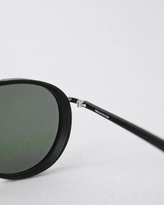 YELLOWS PLUS NATE SUNGLASS Matt Black/Silver