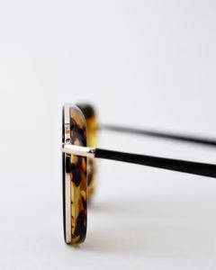 YELLOWS PLUS NATE SUNGLASS Black Habana/Deep Gold