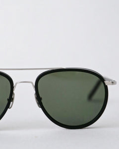 YELLOWS PLUS NATE SUNGLASS Matt Black/Silver