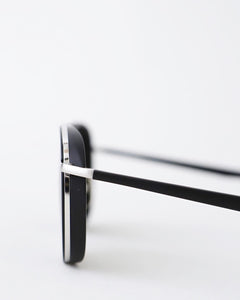 YELLOWS PLUS NATE SUNGLASS Matt Black/Silver